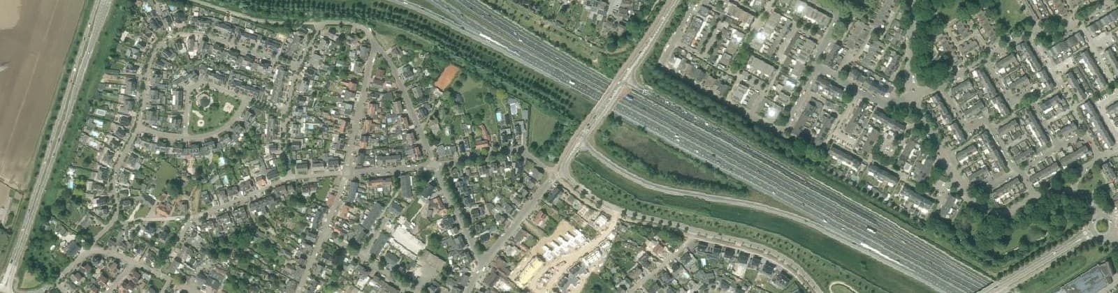 Luchtfoto van Kern Hout-Blerick