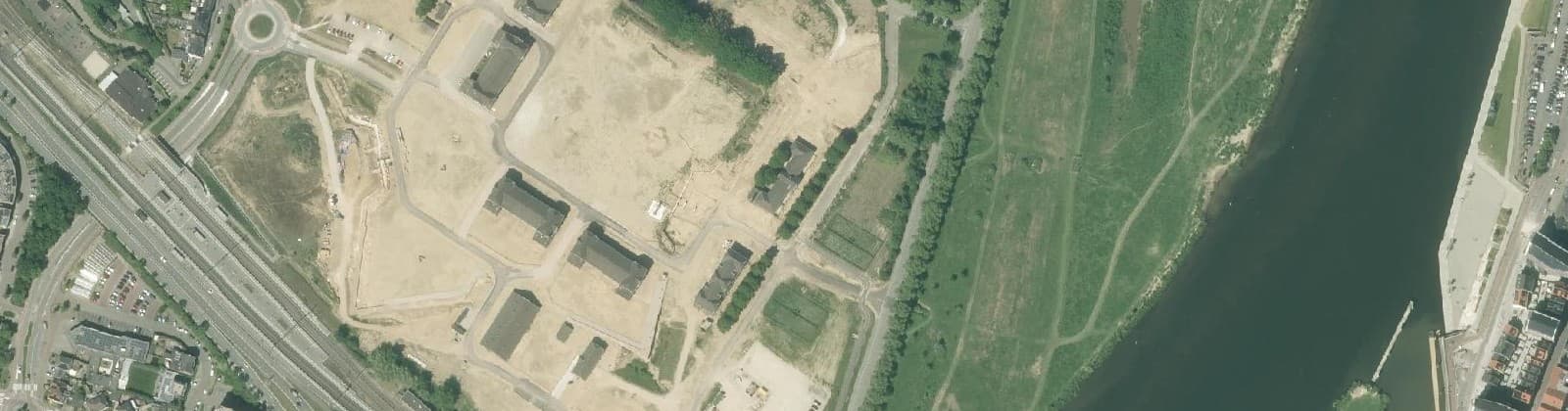 Luchtfoto van Kazerneterrein