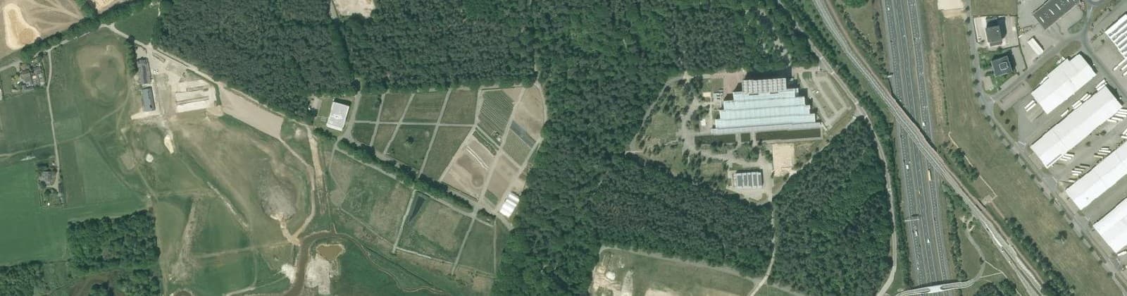 Luchtfoto van Floriade Park