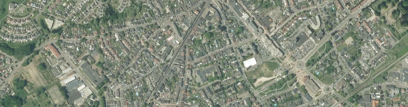 Luchtfoto van Tegelen-Centrum