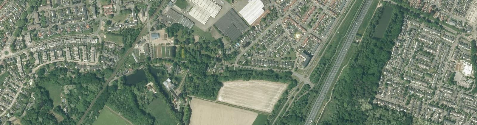 Luchtfoto van Lage Heide