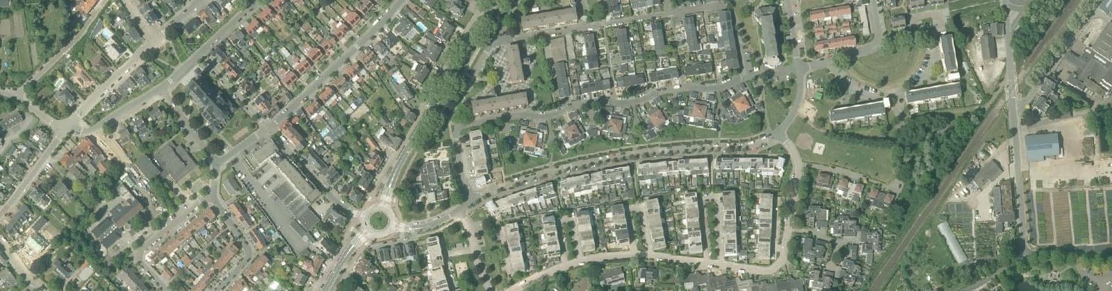 Luchtfoto van Nieuw-Steyl
