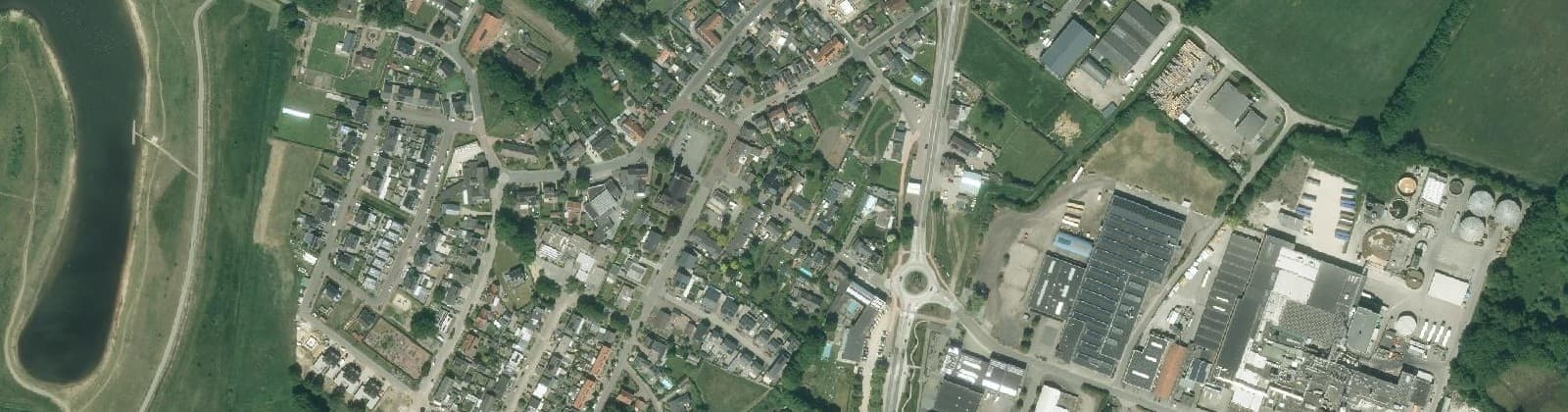 Luchtfoto van Kern Lomm