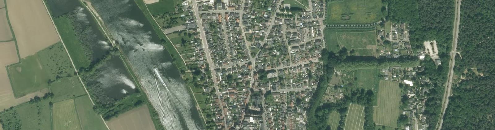 Luchtfoto van Kern Arcen
