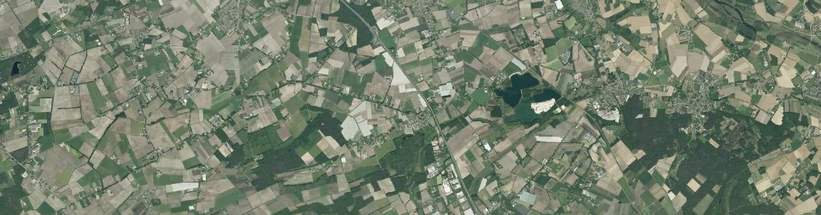 Luchtfoto van Castenray