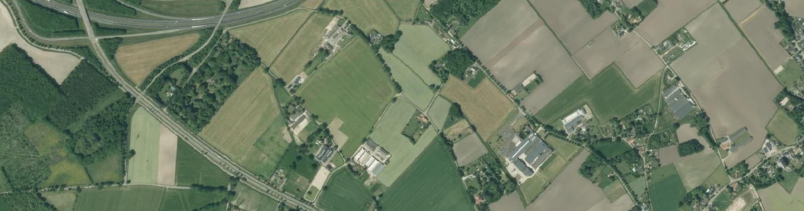 Luchtfoto van Hulshoven buitengebied