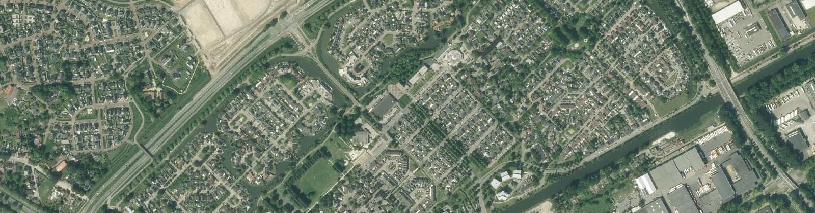 Luchtfoto van Molenakker