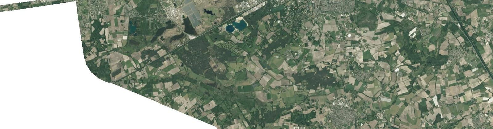 Luchtfoto van Altweerterheide buitengebied