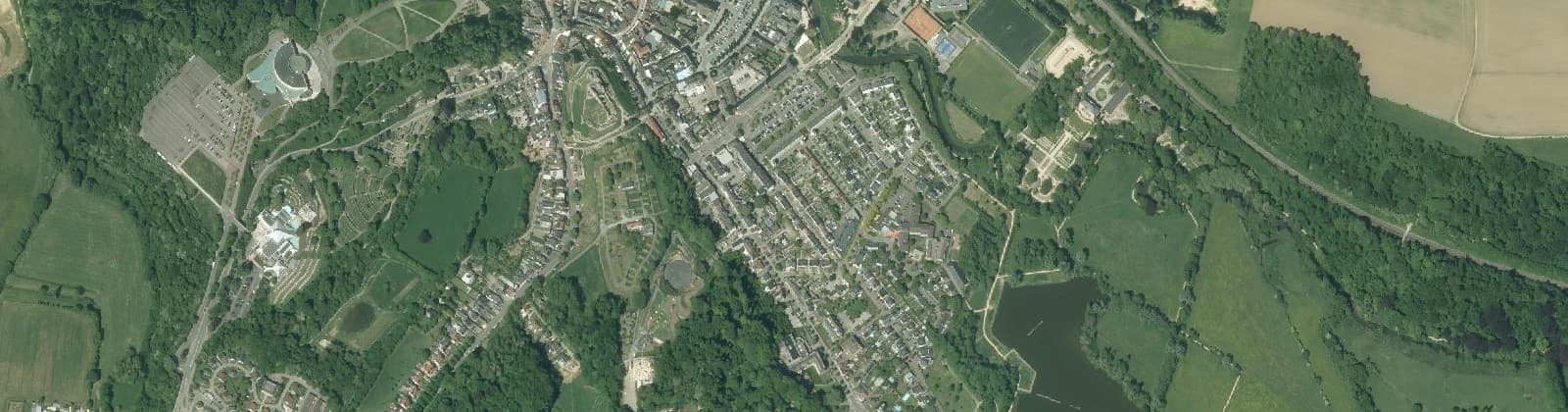 Luchtfoto van Valkenburg