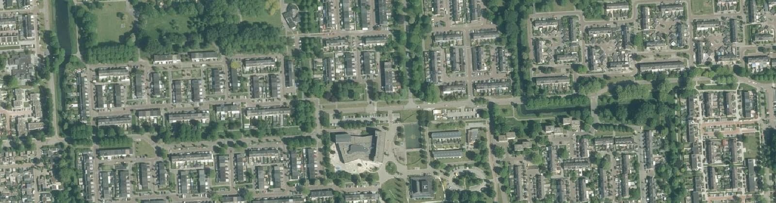 Luchtfoto van Atol