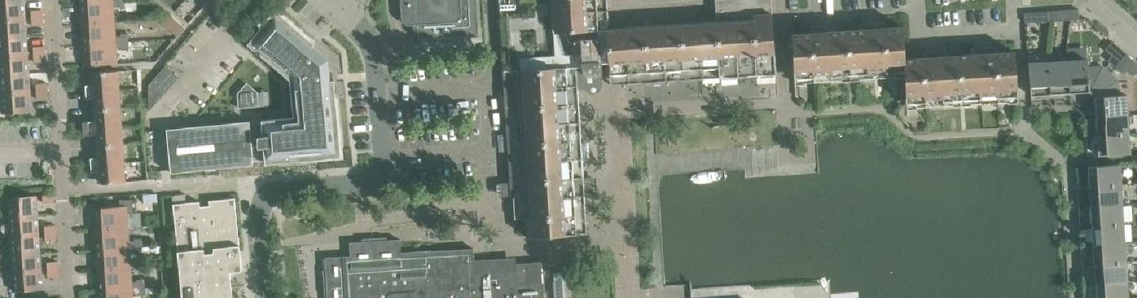 Luchtfoto van Wijkcentrum
