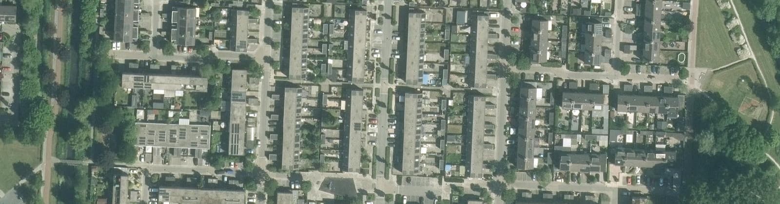 Luchtfoto van Zeeenbuurt