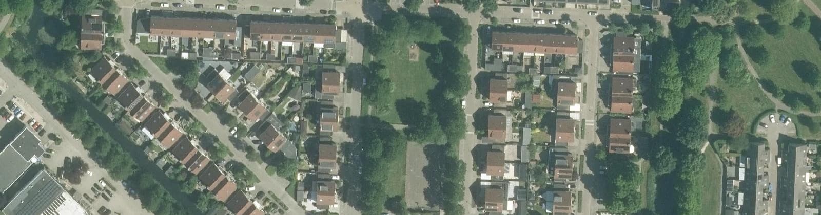 Luchtfoto van Merenbuurt