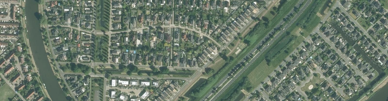 Luchtfoto van Landerijen Zuid/West