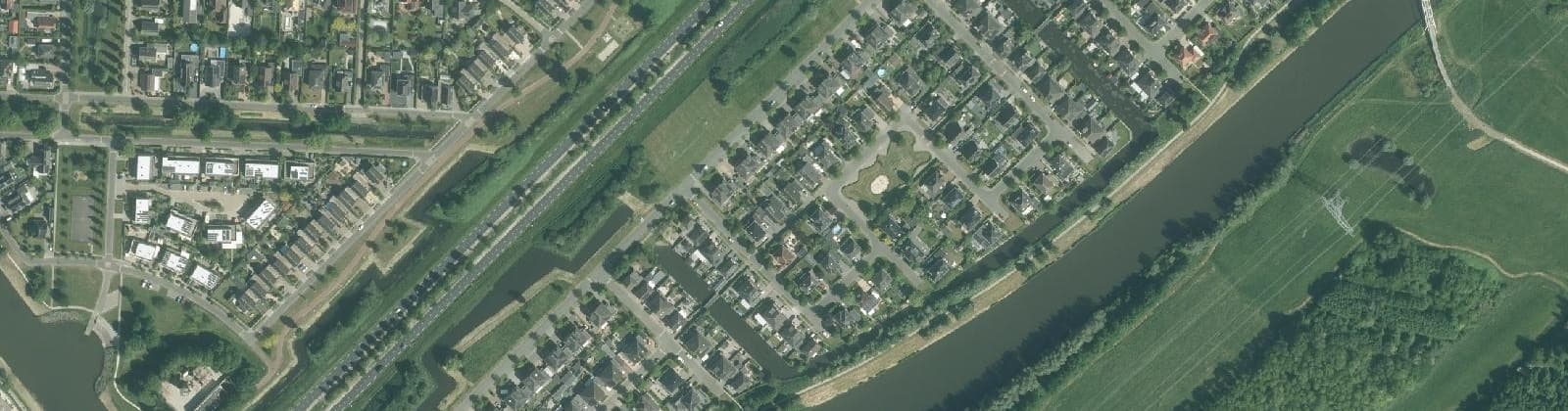 Luchtfoto van Landerijen Zuid/Oost