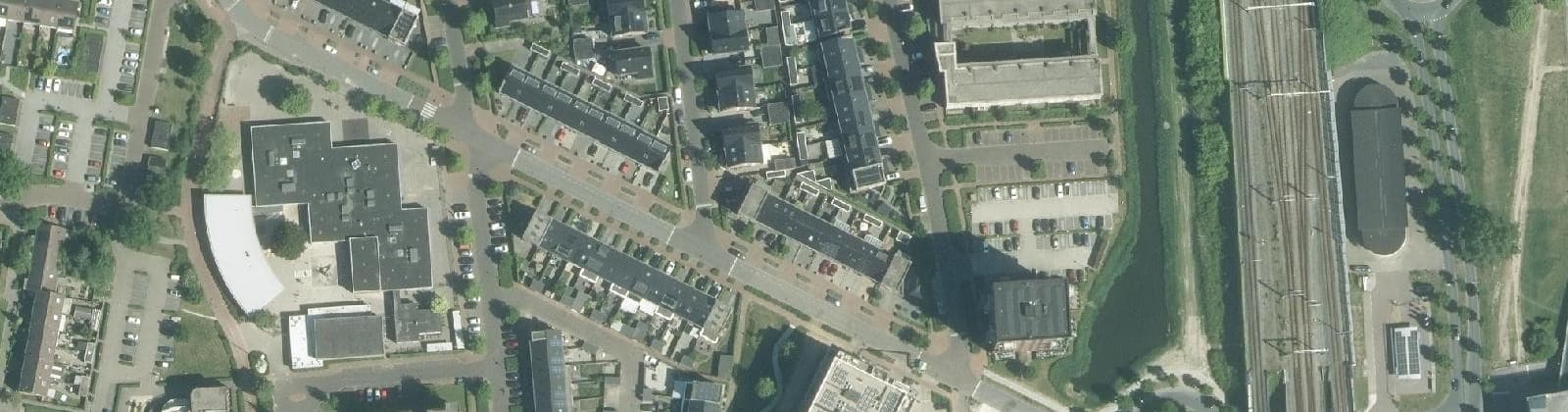 Luchtfoto van Hanzepark