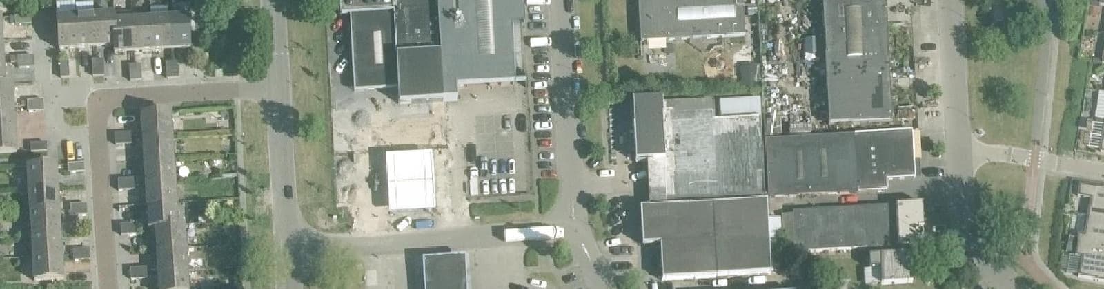 Luchtfoto van Bedrijventerrein Kempenaar