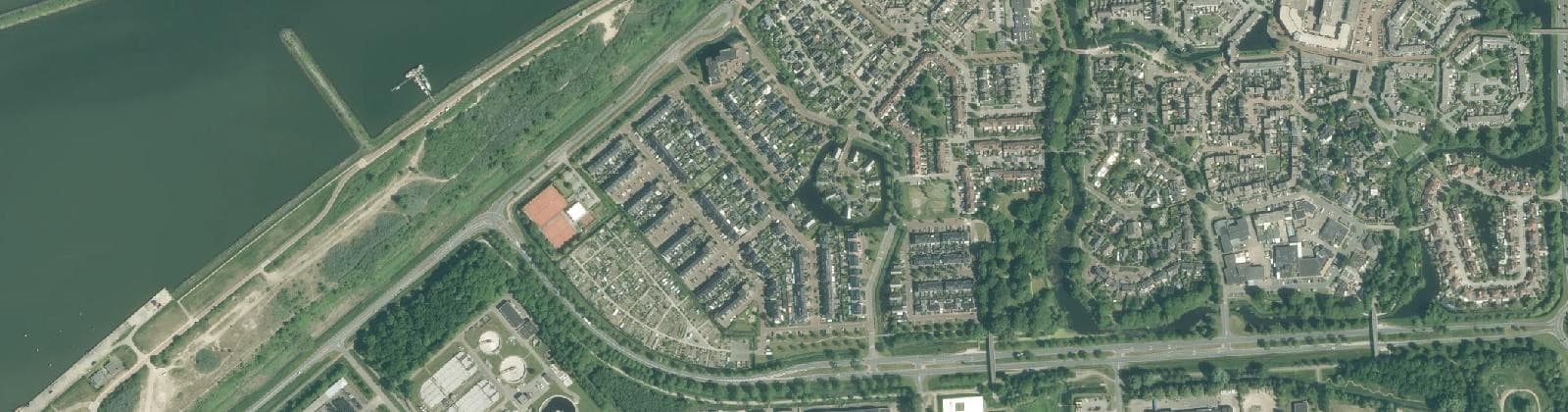 Luchtfoto van Galjoen Zuid