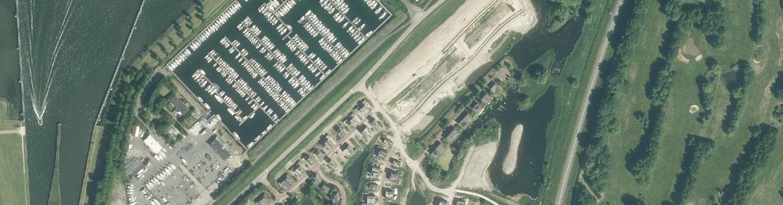 Luchtfoto van Houtribhoogte Noord