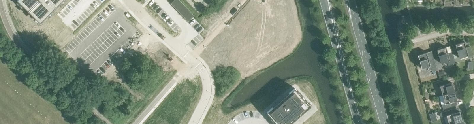 Luchtfoto van De Doelen, De Marken