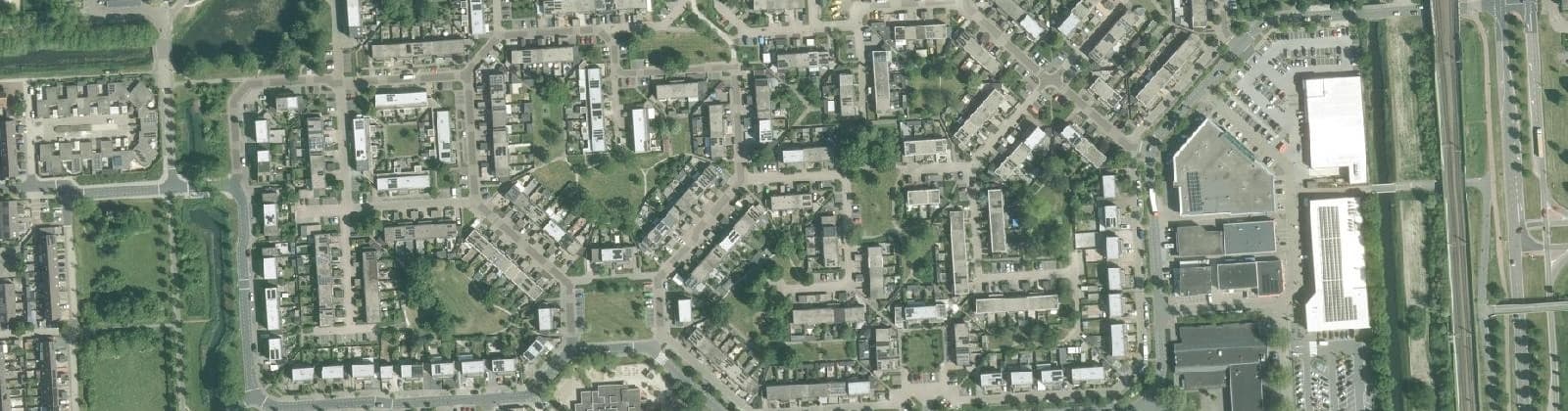 Luchtfoto van Tjalk