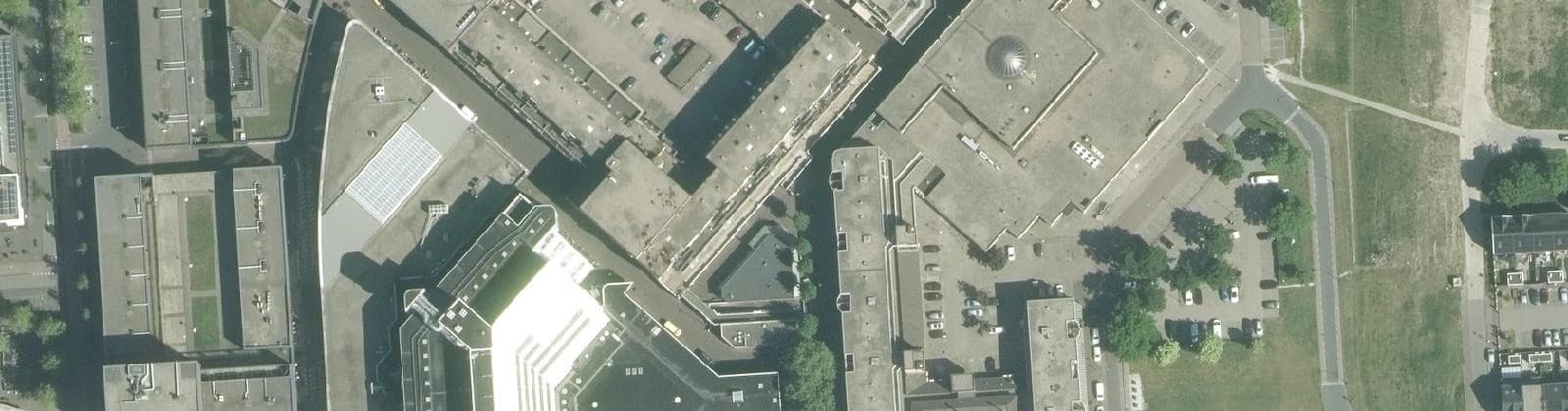 Luchtfoto van Neringpassage