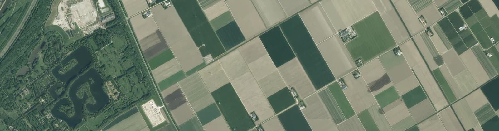 Luchtfoto van Lisdodde-, Dronter-, Zeeasterweg, -pad