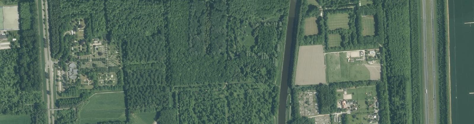 Luchtfoto van Overijsselse Hout, Hoefslag, Hondsdraf