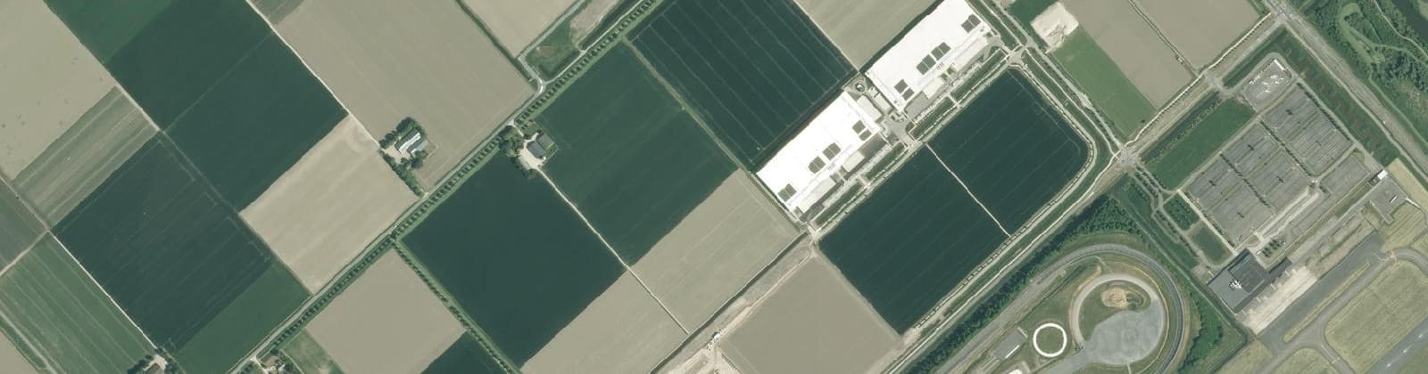 Luchtfoto van Larservaartbos