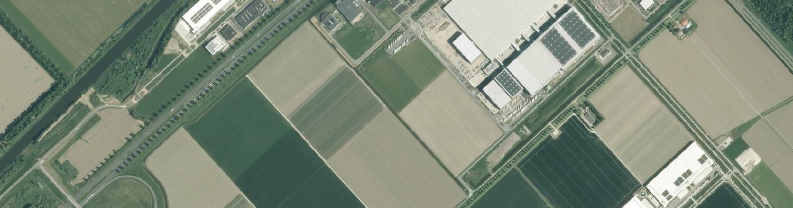 Luchtfoto van Bedrijvenpark Larserpoort