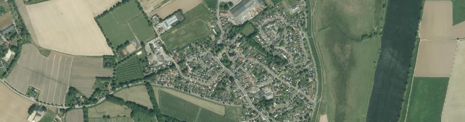 Luchtfoto van Broekhuizenvorst