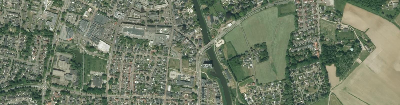 Luchtfoto van Ulft-Centrum en Ulft-Oost