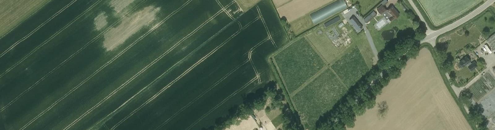 Luchtfoto van Milt en Wieken