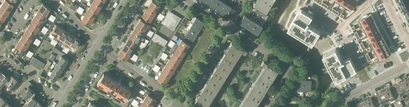Luchtfoto van Bloemenbuurt