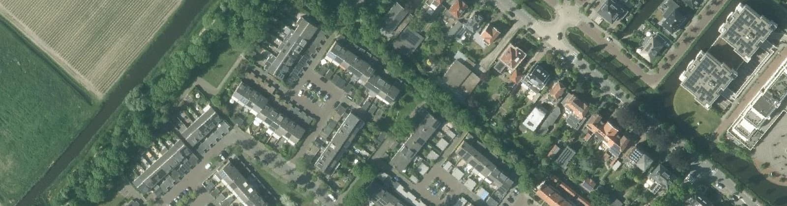 Luchtfoto van Kasteelbuurt