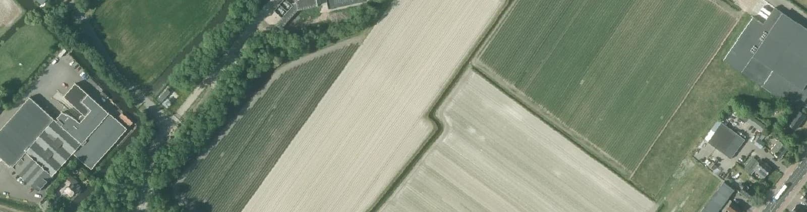 Luchtfoto van Sassenheim buitengebied Noord