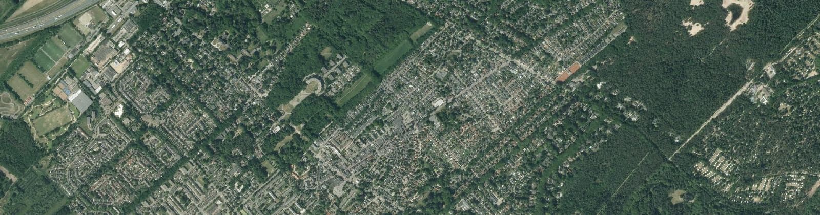 Luchtfoto van Driebergen-Centrum