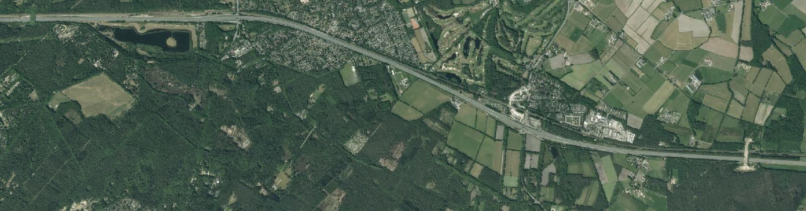 Luchtfoto van Maarn - Maarsbergen - Bosgebied
