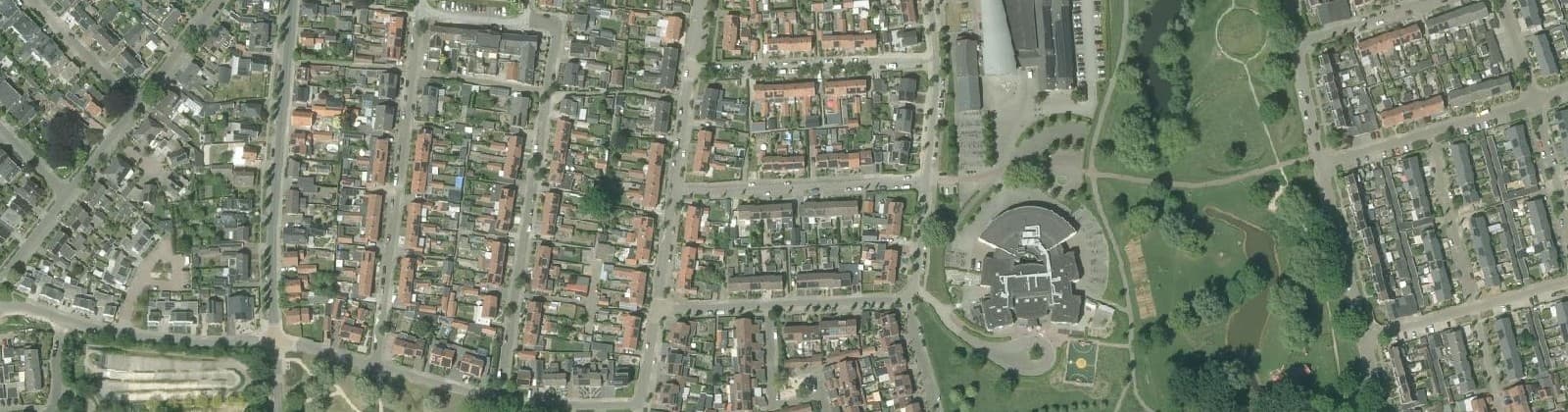 Luchtfoto van Veld West