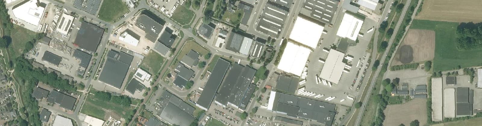 Luchtfoto van Nieuwe Kamp