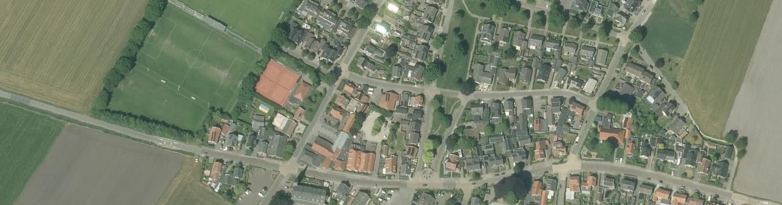 Luchtfoto van Bebouwde kom Vragender