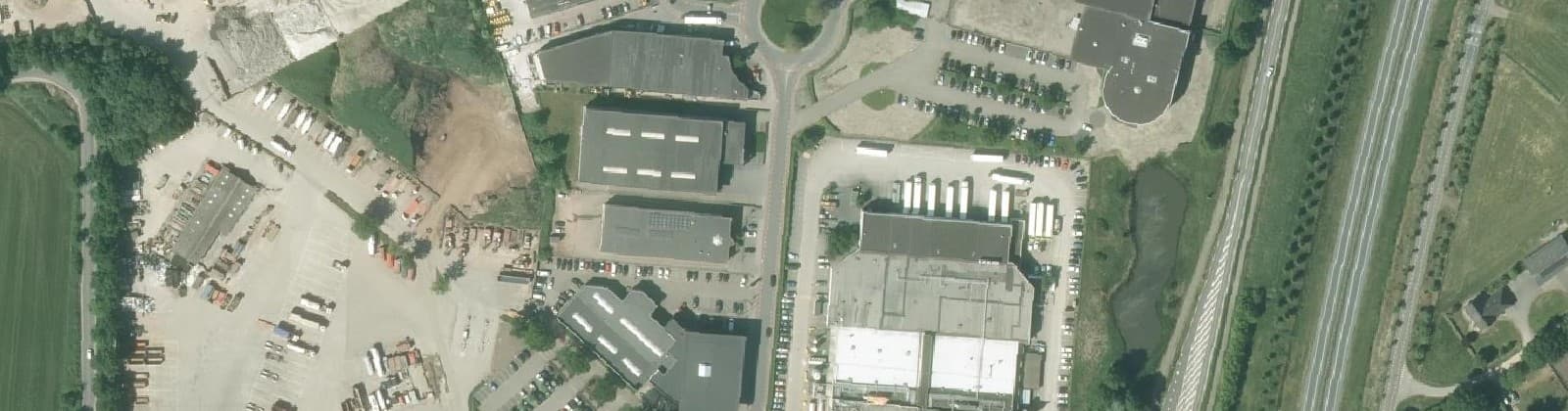 Luchtfoto van IndustrieterreinDen Sliem