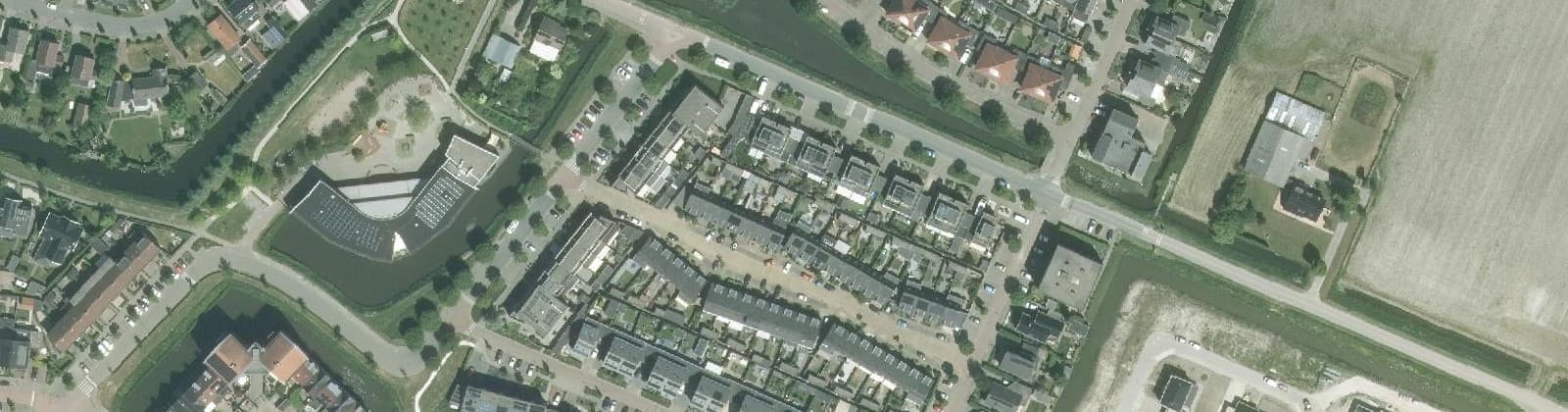 Luchtfoto van Nijenburglaan en omgeving