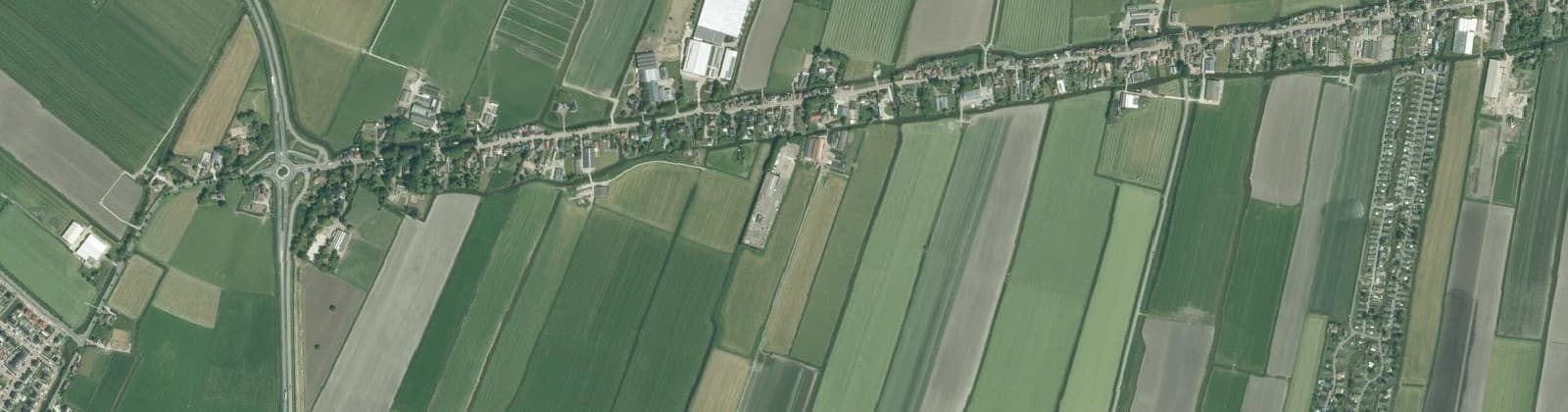 Luchtfoto van Westeinde