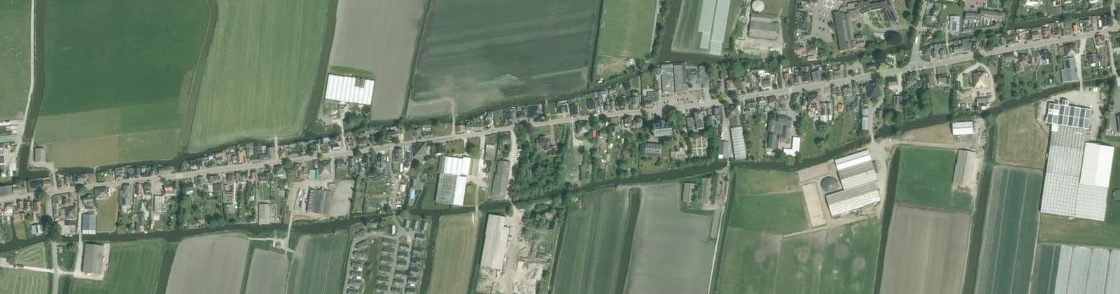 Luchtfoto van Kerkebuurt