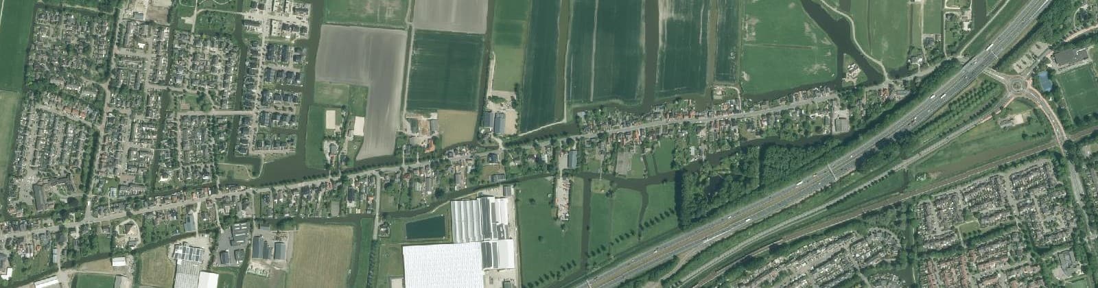 Luchtfoto van Oosteinde
