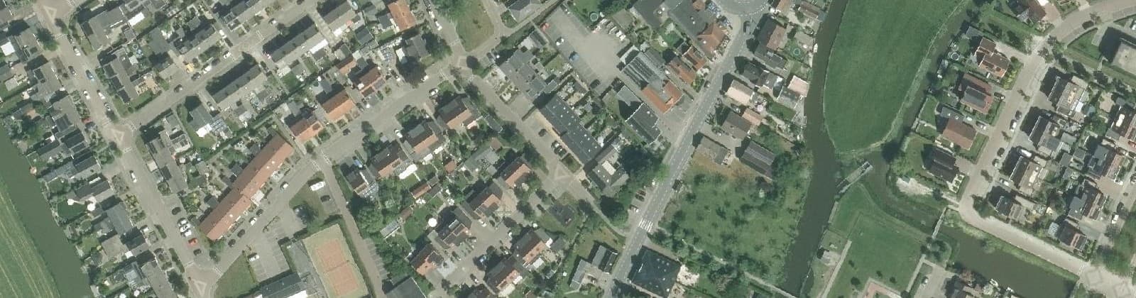 Luchtfoto van De Goorn en omgeving