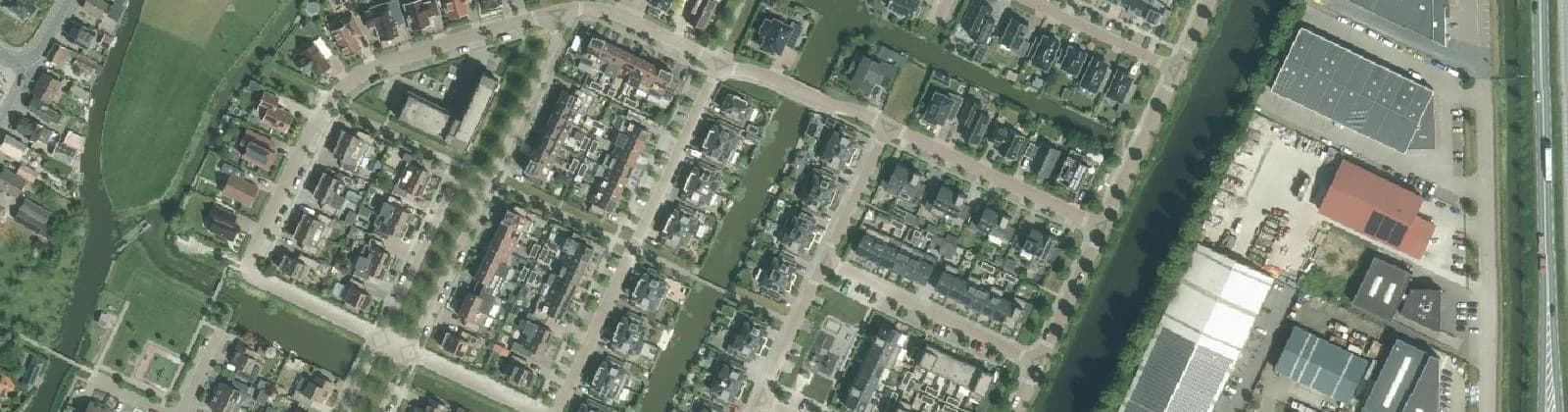 Luchtfoto van Rietgras en omgeving