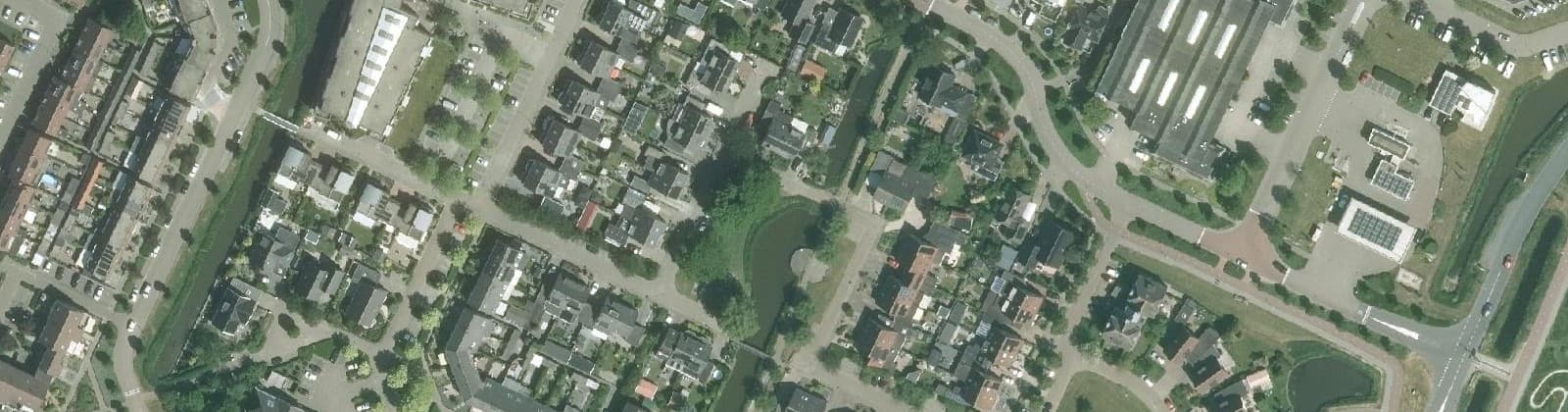 Luchtfoto van Kantbeugel en omgeving
