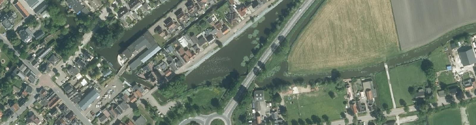 Luchtfoto van Jaagweg en omgeving